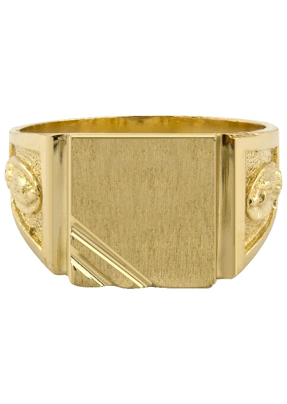 Shop Stylish Jewelry Now And Save Big Mens Virgin Mary Signet Ring - 10K Gold | 6 Grams Shop Stylish Jewelry Now And Save Big Mens Virgin Mary Signet Ring - 10K Gold | 6 Grams