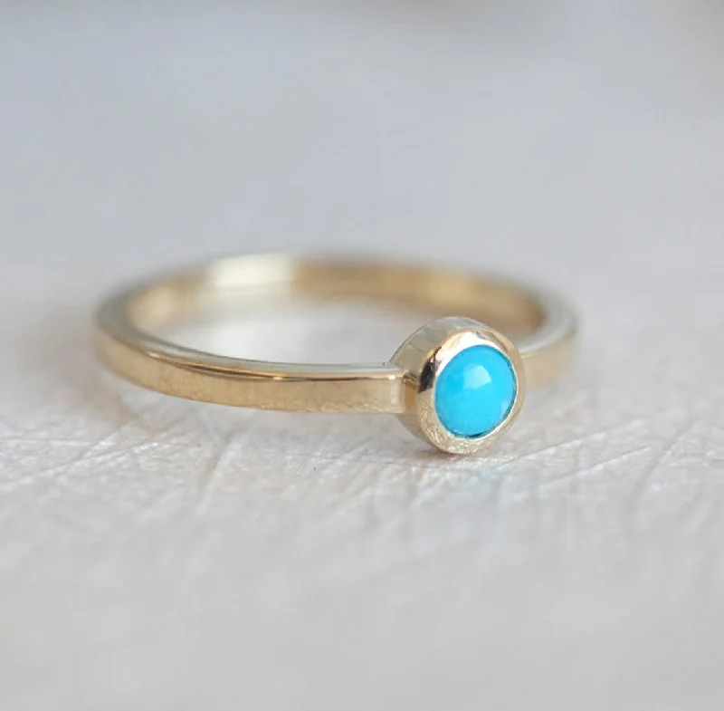 Elegant Jewelry, Exclusive Prices – Shop Now Allison Round Turquoise Ring