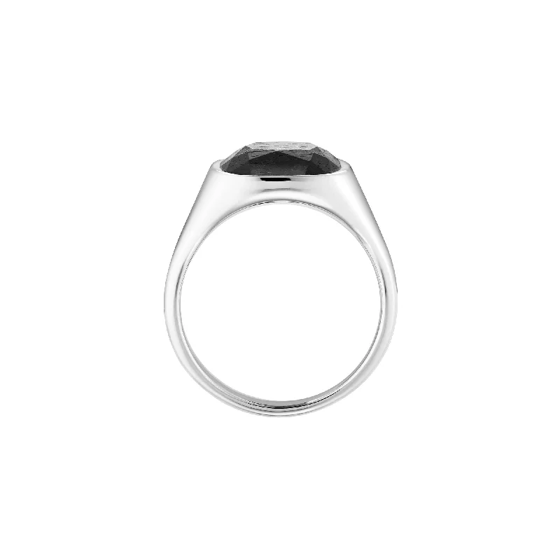 Brethren Silver Ring w. Mpingo