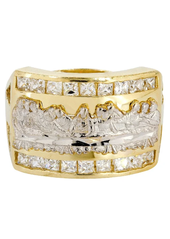 Elegant Jewelry, Exclusive Prices – Shop Now Last Supper 10K Gold Mens Ring | 6.4 Grams Elegant Jewelry, Exclusive Prices – Shop Now Last Supper 10K Gold Mens Ring | 6.4 Grams