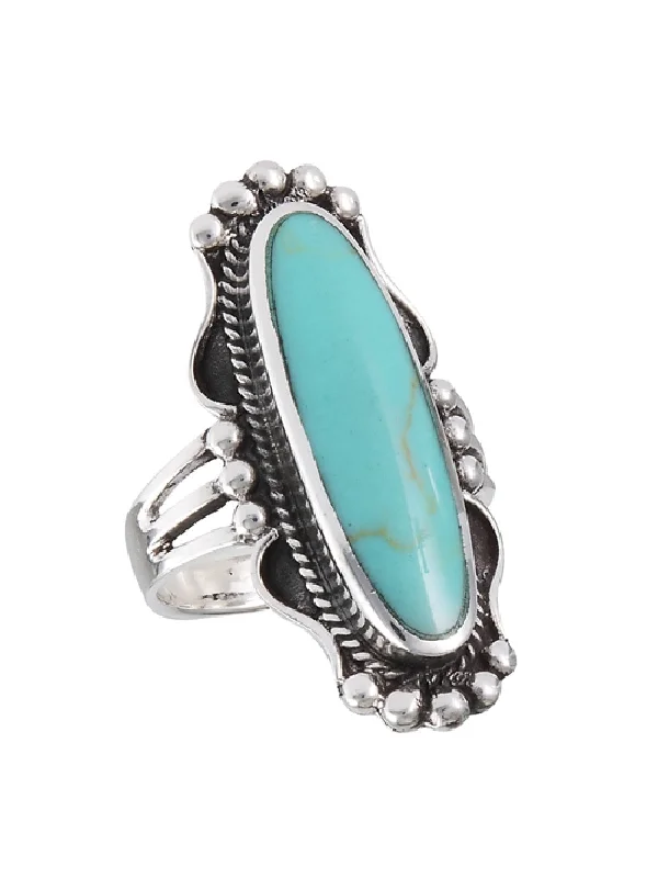 Shop Dazzling Jewelry At The Best Prices Long Turquoise Ring
