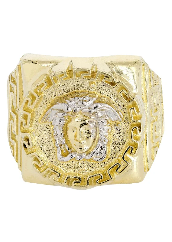 Handcrafted Jewelry Sale – Unique Designs At Low Prices 10K Gold Medusa Style Mens Ring | 6.5 Grams Handcrafted Jewelry Sale – Unique Designs At Low Prices 10K Gold Medusa Style Mens Ring | 6.5 Grams