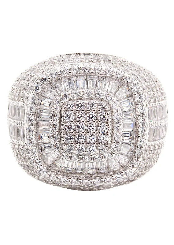 Once-A-Year Jewelry Deals – Shop Before They’Re Gone Mens Silver CZ Pinky Ring | Appx 12.6 Grams Once-A-Year Jewelry Deals – Shop Before They’Re Gone Mens Silver CZ Pinky Ring | Appx 12.6 Grams