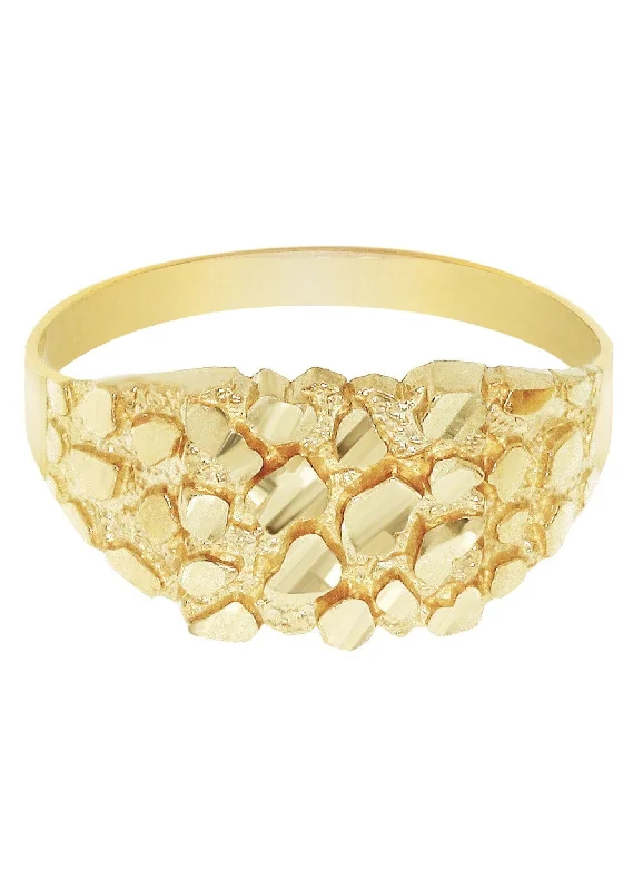 Grab Your Favorite Jewelry At The Lowest Prices Gold Nugget Ring - 10k Gold | 2.1 Grams Grab Your Favorite Jewelry At The Lowest Prices Gold Nugget Ring - 10k Gold | 2.1 Grams
