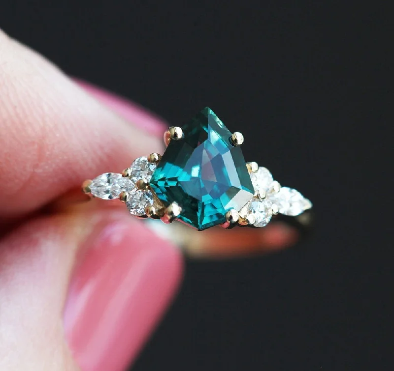 Shop Stylish Jewelry Now And Save Big Olympia Sapphire Cluster Ring