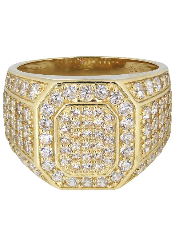 Jewelry Sale Bonanza – Grab Your Sparkle Now Gold Ring For Men - Mens Pinky Ring | 10K Gold | 8.3 Grams Jewelry Sale Bonanza – Grab Your Sparkle Now Gold Ring For Men - Mens Pinky Ring | 10K Gold | 8.3 Grams