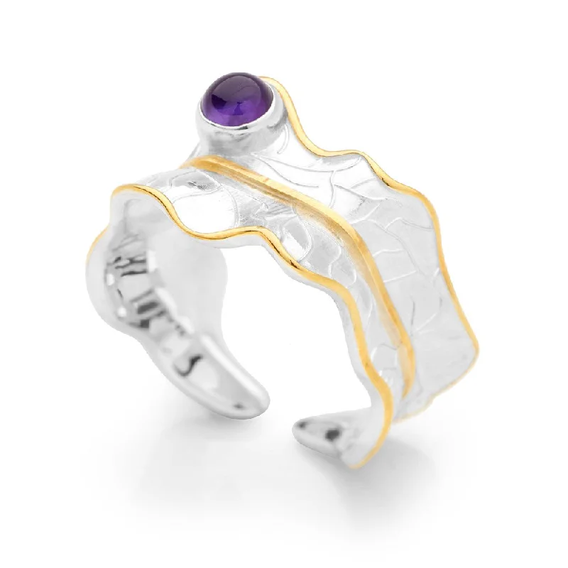 Purple Ivy Ring