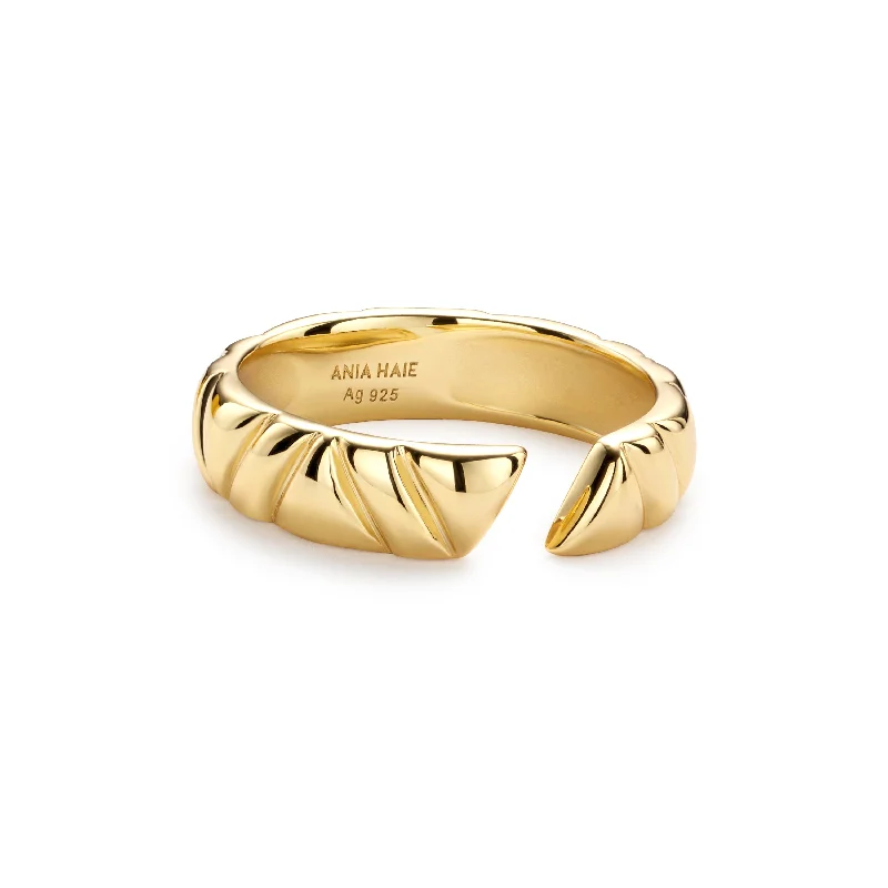 Dainty And Elegant Jewelry Now At Reduced Prices Gold Irregular Twill Adjustable Ring Dainty And Elegant Jewelry Now At Reduced Prices Gold Irregular Twill Adjustable Ring
