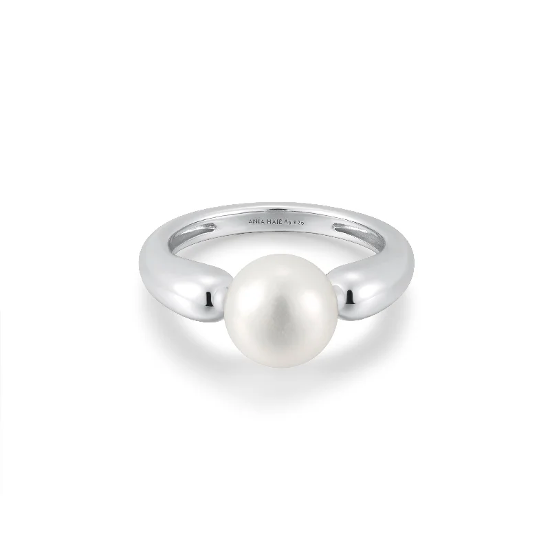 The Perfect Jewelry Piece At The Perfect Discount Silver Freshwater Sphere Pearl Ring The Perfect Jewelry Piece At The Perfect Discount Silver Freshwater Sphere Pearl Ring