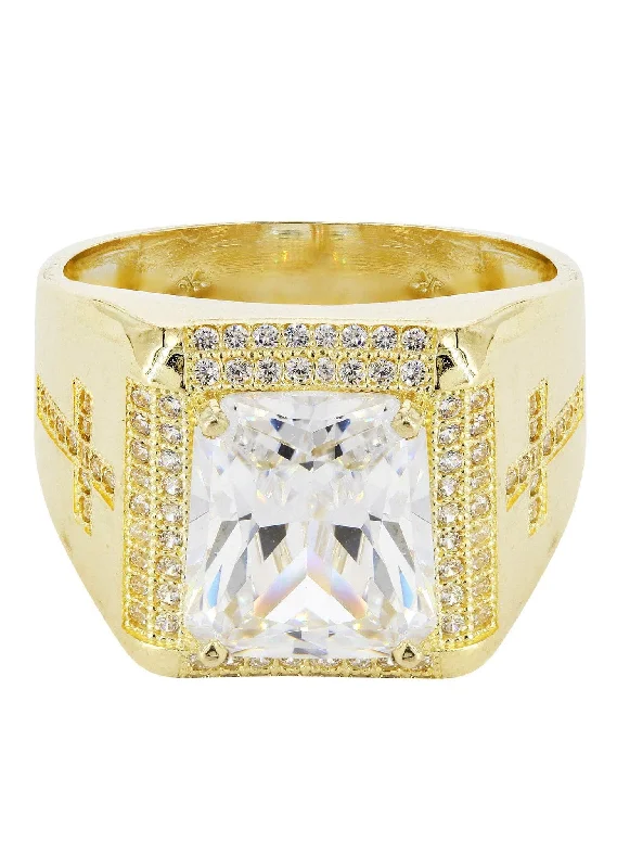 Elegant Designs, Unbeatable Discounts – Shop Jewelry Now Rock Crystal 10K Gold Mens Ring | 11.8 Grams Elegant Designs, Unbeatable Discounts – Shop Jewelry Now Rock Crystal 10K Gold Mens Ring | 11.8 Grams