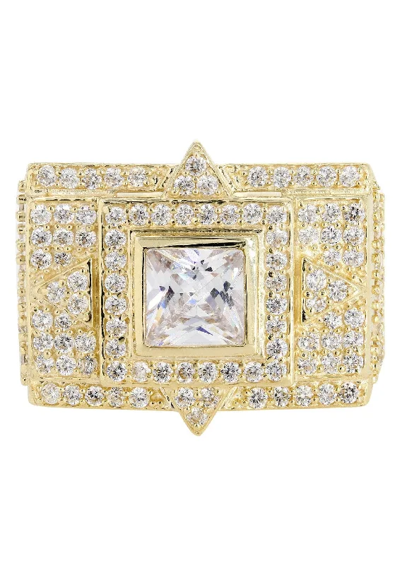 Jewelry Clearance Sale – Final Reductions Rock Crystal 10K Gold Mens Ring | 12.9 Grams Jewelry Clearance Sale – Final Reductions Rock Crystal 10K Gold Mens Ring | 12.9 Grams