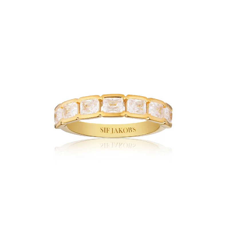 Special Offers On Handcrafted And Designer Jewelry Roccanova 18K Gold Plated Ring w. Zirconias Special Offers On Handcrafted And Designer Jewelry Roccanova 18K Gold Plated Ring w. Zirconias