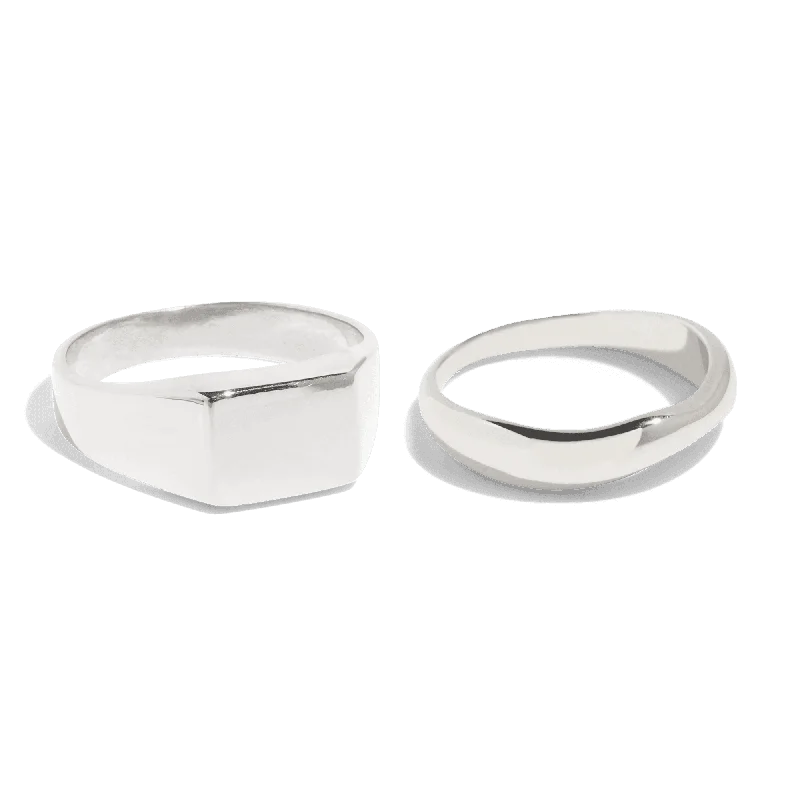 Breathtaking Jewelry, Breathtaking Prices THE ESSENTIAL RING SET - sterling silver Breathtaking Jewelry, Breathtaking Prices THE ESSENTIAL RING SET - sterling silver