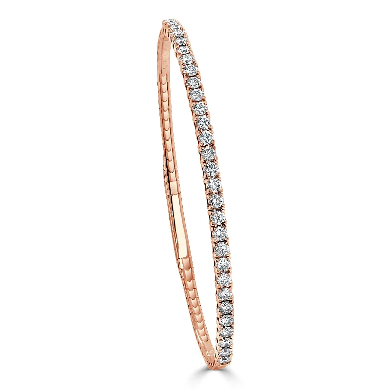 Trending Jewelry Styles Now At Limited-Time Discounts 14k Gold & Diamond Flexible Bangle Trending Jewelry Styles Now At Limited-Time Discounts 14k Gold & Diamond Flexible Bangle