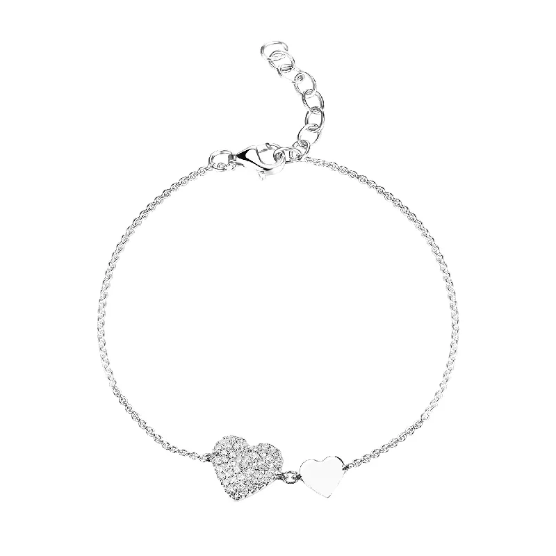 Best Jewelry Sale Prices – Limited-Time Offer 14k Gold & Diamond Heart Bracelet