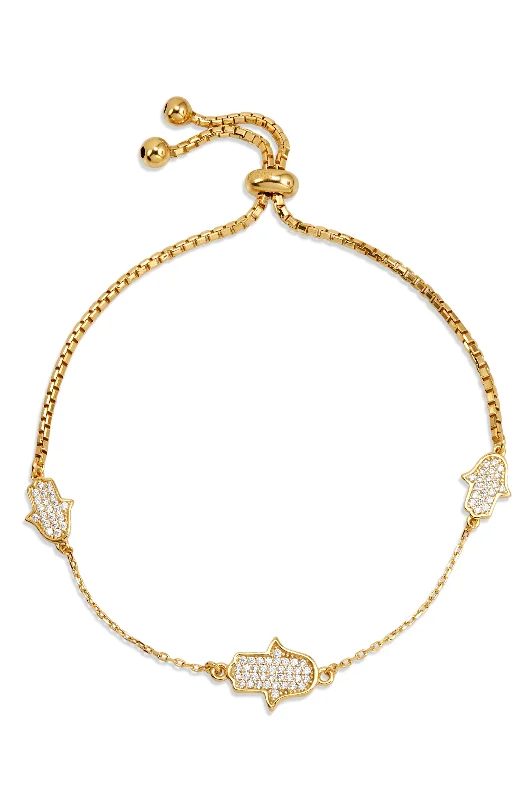 Jewelry Clearance Event – Stock Up Before It's Over 18K Gold Vermeil White Cz Hamsa Pull Bracelet Jewelry Clearance Event – Stock Up Before It's Over 18K Gold Vermeil White Cz Hamsa Pull Bracelet
