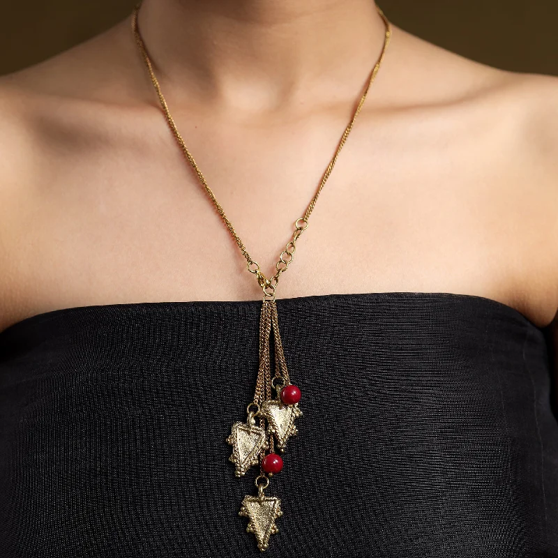 Holiday Jewelry Sale – Perfect Gifts At The Best Prices Miharu Dhokra Triangle Brass Necklace Holiday Jewelry Sale – Perfect Gifts At The Best Prices Miharu Dhokra Triangle Brass Necklace