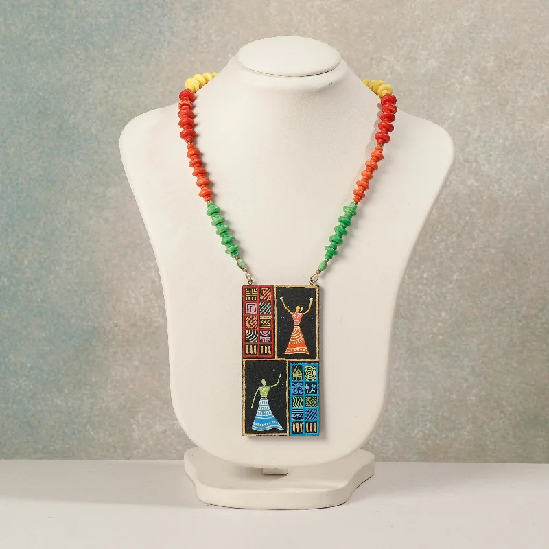 Unmissable Jewelry Sale – Shop Before It's Too Late Miniature Handpainted Wooden Necklace With Beads Unmissable Jewelry Sale – Shop Before It's Too Late Miniature Handpainted Wooden Necklace With Beads