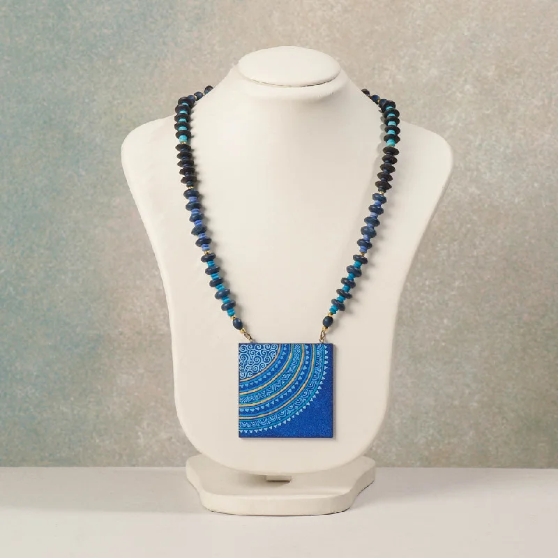 Shop Fine Jewelry With Exclusive Savings Miniature Handpainted Wooden Necklace With Beads