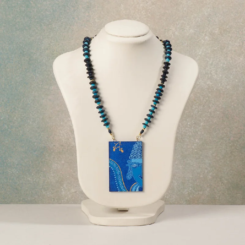 Fashion-Forward Jewelry At Incredible Prices Miniature Handpainted Wooden Necklace With Beads Fashion-Forward Jewelry At Incredible Prices Miniature Handpainted Wooden Necklace With Beads