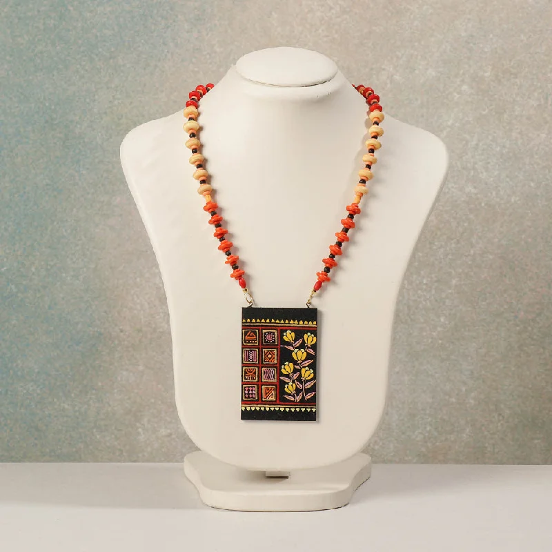Trending Jewelry Styles Now At Limited-Time Discounts Miniature Handpainted Wooden Necklace With Beads Trending Jewelry Styles Now At Limited-Time Discounts Miniature Handpainted Wooden Necklace With Beads