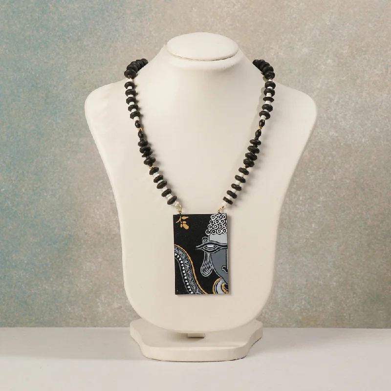 Grab Your Favorite Jewelry At The Lowest Prices Miniature Handpainted Wooden Necklace With Beads Grab Your Favorite Jewelry At The Lowest Prices Miniature Handpainted Wooden Necklace With Beads