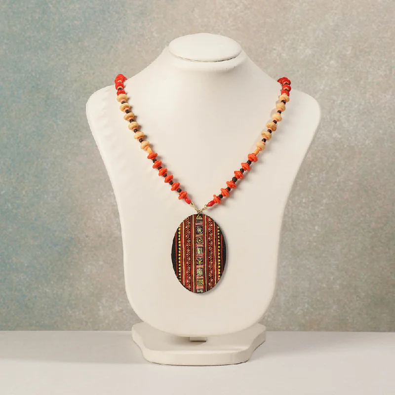 Huge Savings On Timeless Jewelry Collections Miniature Handpainted Wooden Necklace With Beads Huge Savings On Timeless Jewelry Collections Miniature Handpainted Wooden Necklace With Beads