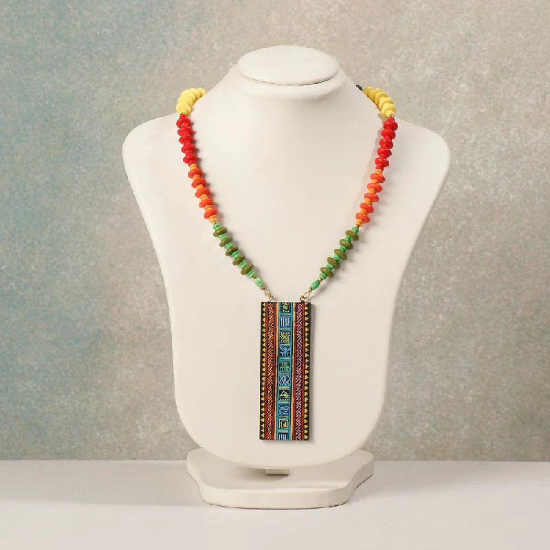Huge Savings On Timeless Jewelry Collections Miniature Handpainted Wooden Necklace With Beads Huge Savings On Timeless Jewelry Collections Miniature Handpainted Wooden Necklace With Beads