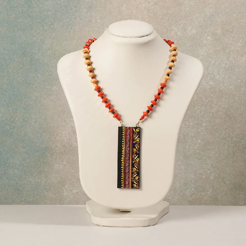 Seasonal Jewelry Sale – Upgrade Your Style Today Miniature Handpainted Wooden Necklace With Beads Seasonal Jewelry Sale – Upgrade Your Style Today Miniature Handpainted Wooden Necklace With Beads