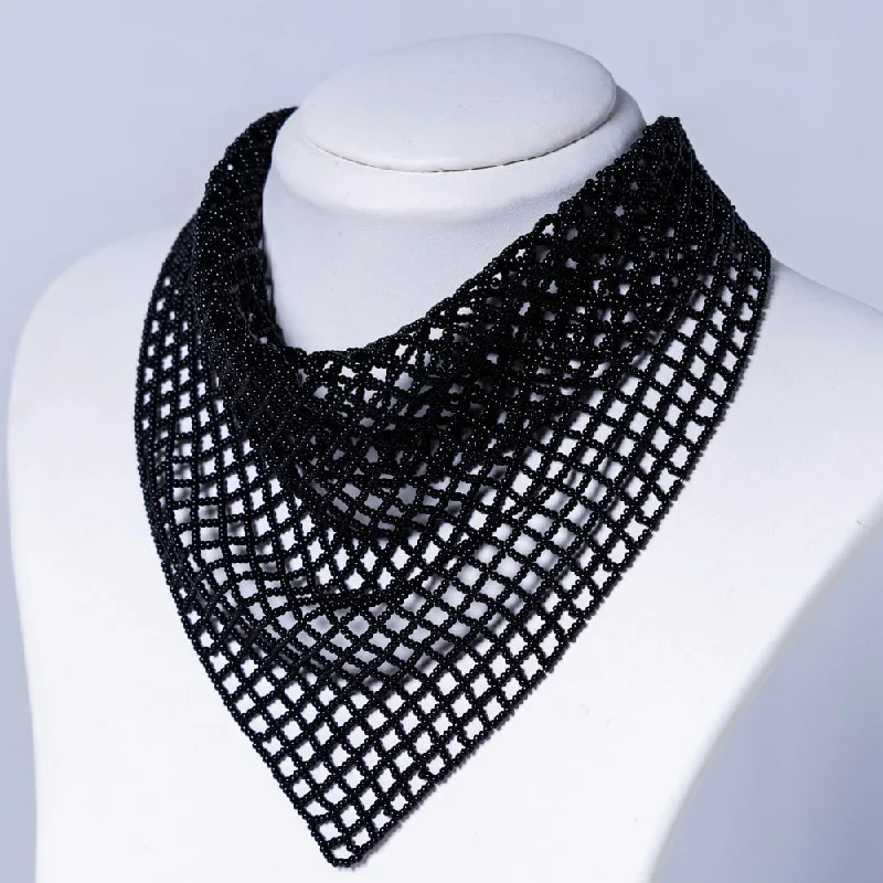Luxury Meets Affordability – Jewelry Sale Now Live Neemuch Handmade Beadwork Jali Necklace by Pushpa Harit Luxury Meets Affordability – Jewelry Sale Now Live Neemuch Handmade Beadwork Jali Necklace by Pushpa Harit