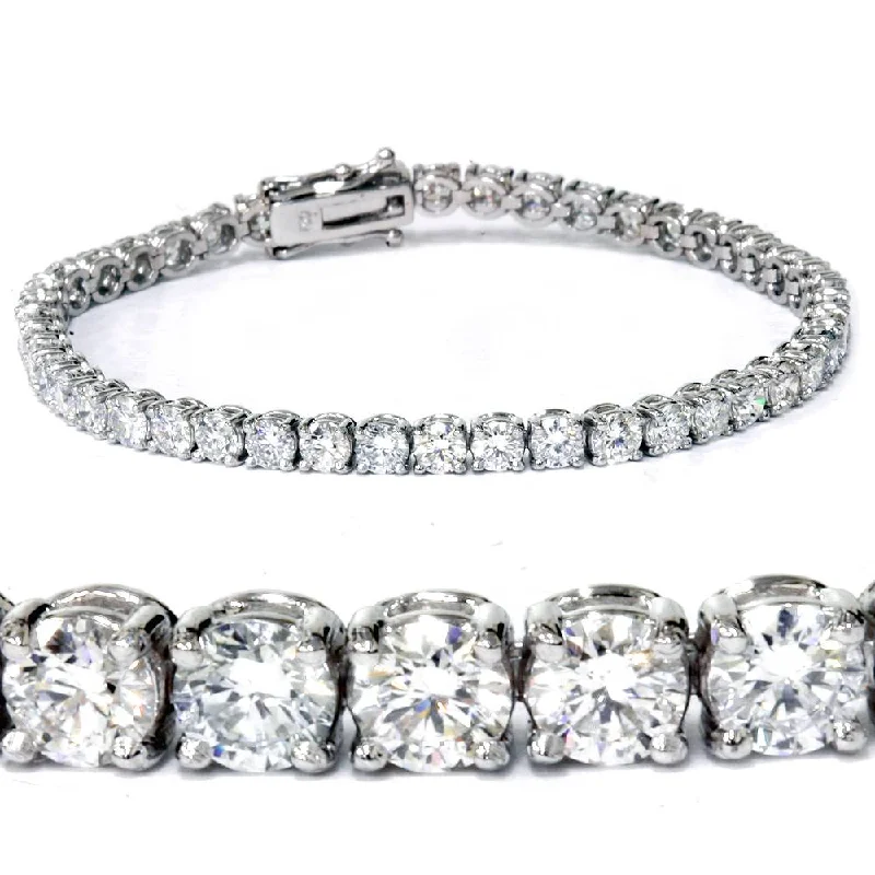 Huge Markdowns On Premium Jewelry Styles 7 Carat Round Lab Grown Diamond Tennis Bracelet 18K White Gold 7" Huge Markdowns On Premium Jewelry Styles 7 Carat Round Lab Grown Diamond Tennis Bracelet 18K White Gold 7"