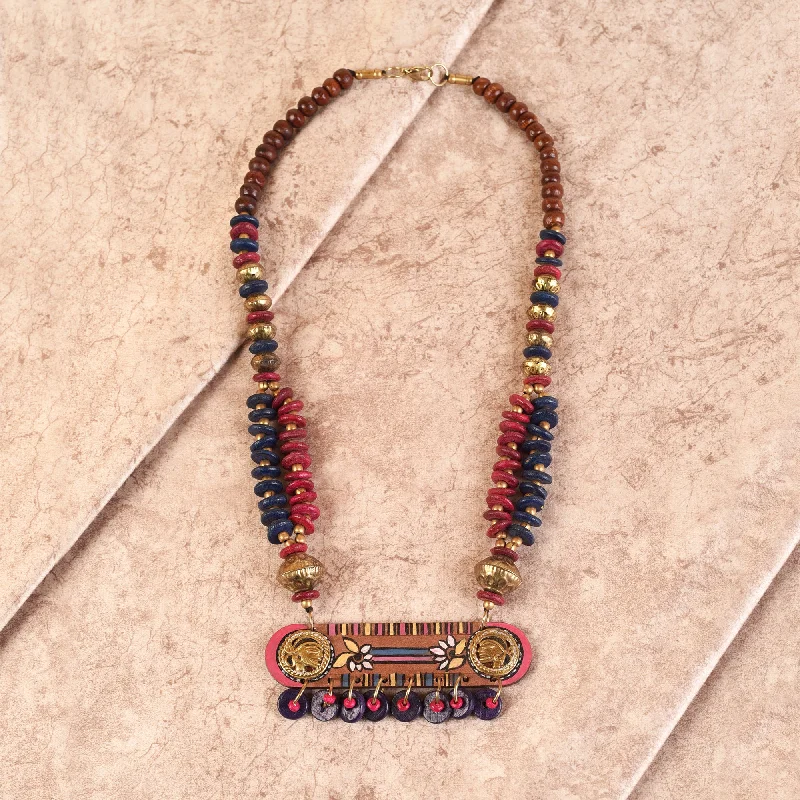 Shop Dazzling Jewelry At The Best Prices The Wise' Handcrafted Tribal Dhokra Necklace Shop Dazzling Jewelry At The Best Prices The Wise' Handcrafted Tribal Dhokra Necklace