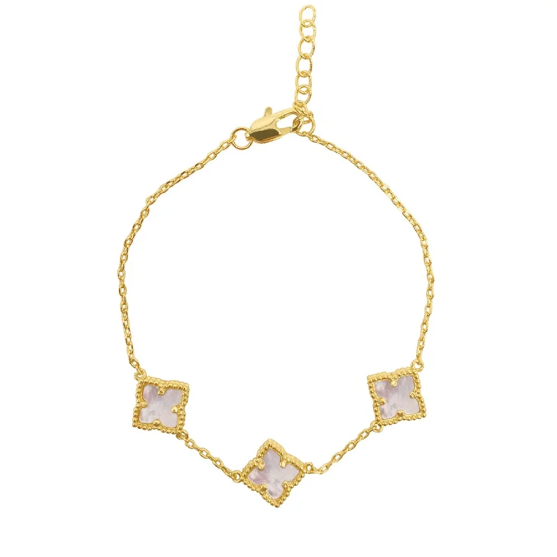 Exclusive Online Jewelry Sale – Don't Wait Adornia Adornia White Mother of Pearl Flower Bracelet gold Exclusive Online Jewelry Sale – Don't Wait Adornia Adornia White Mother of Pearl Flower Bracelet gold