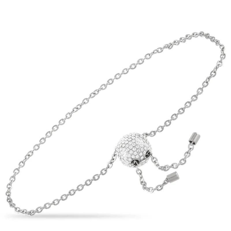 Best-Selling Jewelry Styles Now At Exclusive Discounts Calvin Klein Side Stainless Steel White Crystal Bracelet