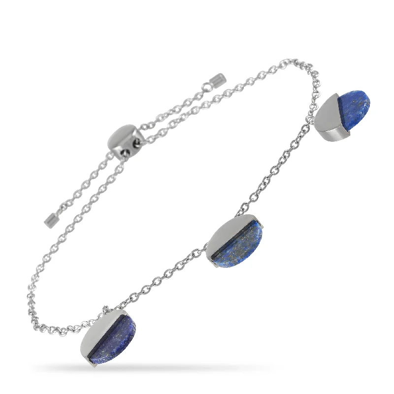 Don't Miss Out – Shop Elegant Jewelry For Less Calvin Klein Spicy Stainless Steel Lapis Lazuli Bracelet