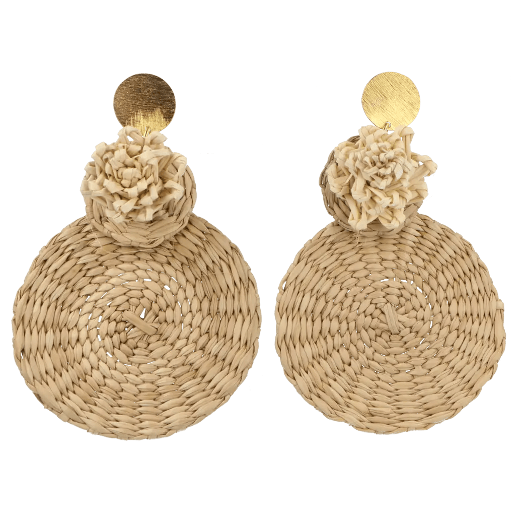 Save On Luxury Jewelry Pieces – Limited-Time Offers Casa Bonita Handwoven Gold Plated Iraca Palm Flower Earrings Save On Luxury Jewelry Pieces – Limited-Time Offers Casa Bonita Handwoven Gold Plated Iraca Palm Flower Earrings
