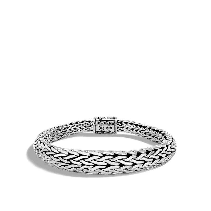 Flash Jewelry Sale – Get Stunning Pieces At Low Prices Classic Chain 11MM Graduated Bracelet in Silver