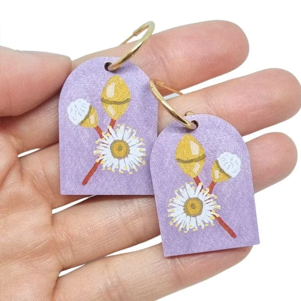 High-End Jewelry, Now More Affordable Than Ever Pixie Nut and Co Gum Arch Earrings