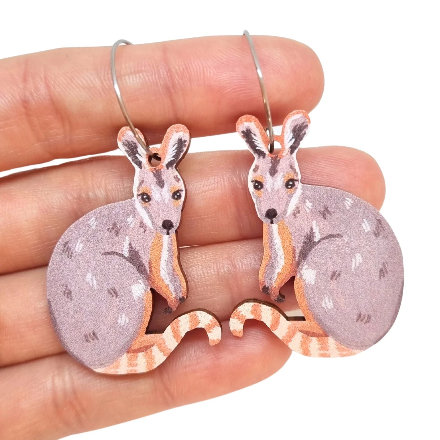 Handcrafted Beauty At Affordable Prices Pixie Nut and Co Wallaby Hoop Earrings