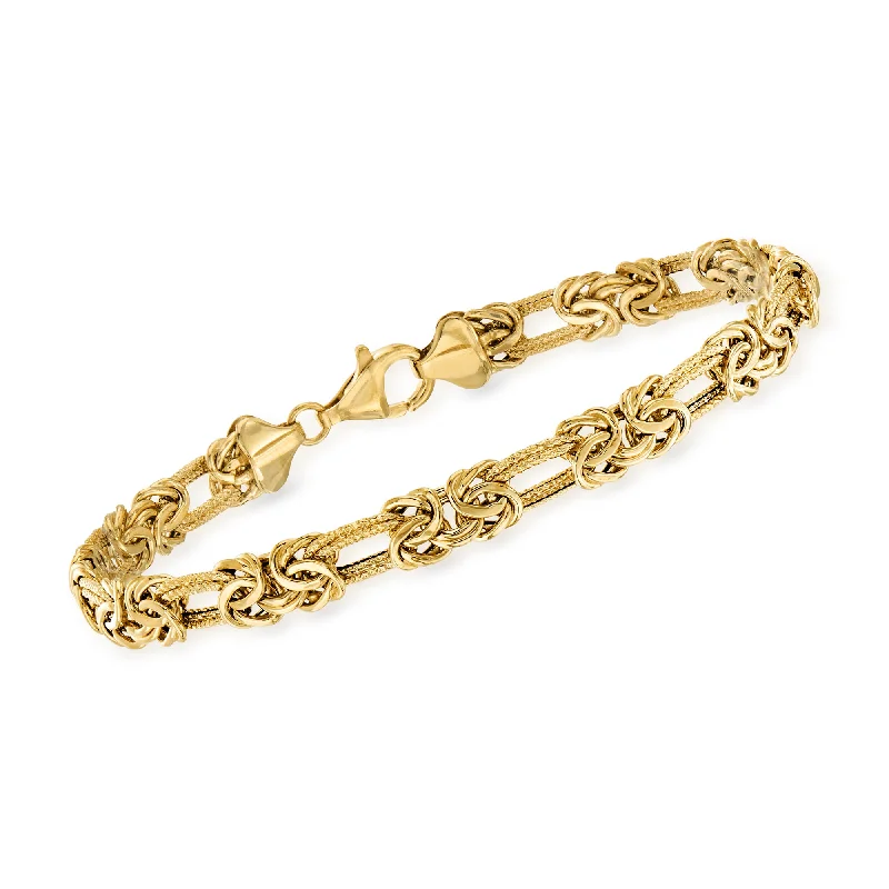 Exclusive Jewelry Offers – Sparkle For Less Ross-Simons 14kt Yellow Gold Flat Byzantine Double-Link Bracelet Exclusive Jewelry Offers – Sparkle For Less Ross-Simons 14kt Yellow Gold Flat Byzantine Double-Link Bracelet