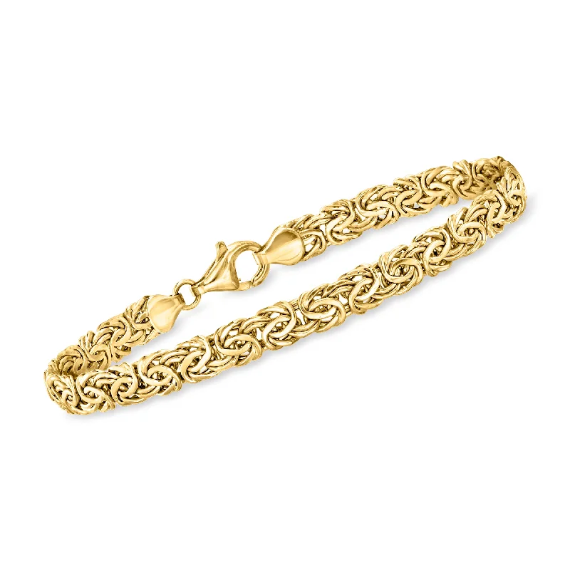 Stunning Jewelry At Even More Stunning Prices Ross-Simons 18kt Yellow Gold Byzantine Bracelet Stunning Jewelry At Even More Stunning Prices Ross-Simons 18kt Yellow Gold Byzantine Bracelet