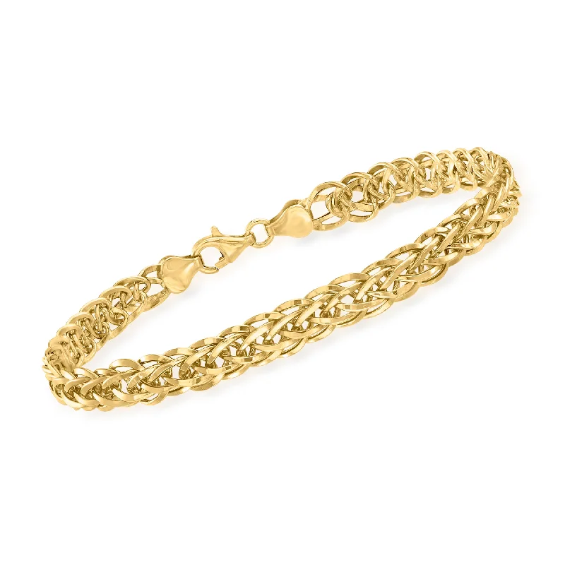 Affordable Luxury Jewelry For Every Occasion Ross-Simons 18kt Yellow Gold Wheat-Link Bracelet Affordable Luxury Jewelry For Every Occasion Ross-Simons 18kt Yellow Gold Wheat-Link Bracelet