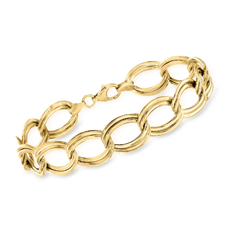 Buy More, Save More – Special Jewelry Discounts Ross-Simons Italian 14kt Yellow Gold Link Bracelet