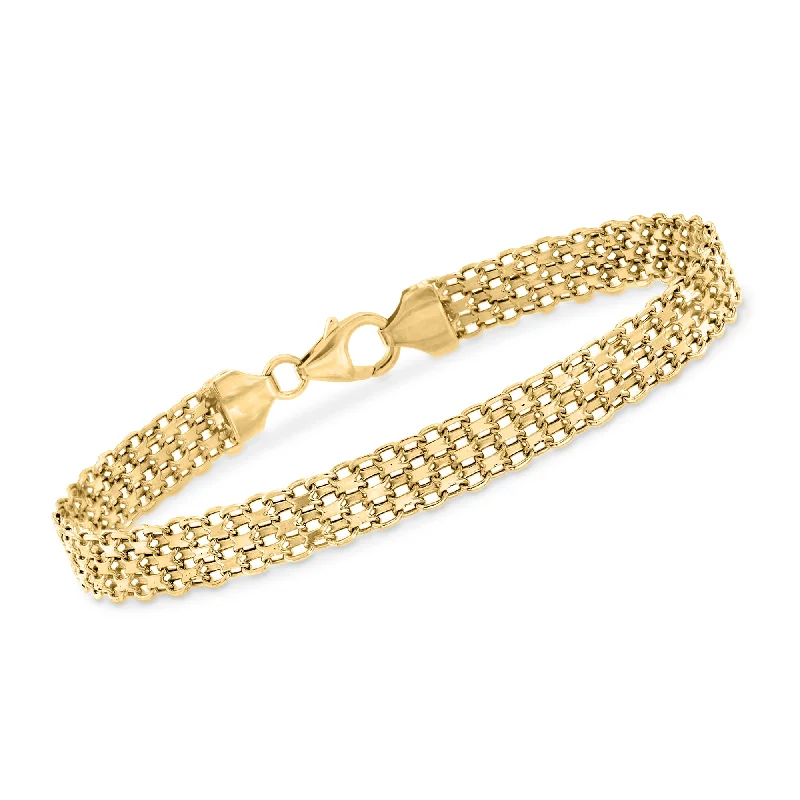 Luxury Meets Affordability – Jewelry Sale Live Now Ross-Simons Italian 18kt Yellow Gold Bismark-Link Bracelet Luxury Meets Affordability – Jewelry Sale Live Now Ross-Simons Italian 18kt Yellow Gold Bismark-Link Bracelet