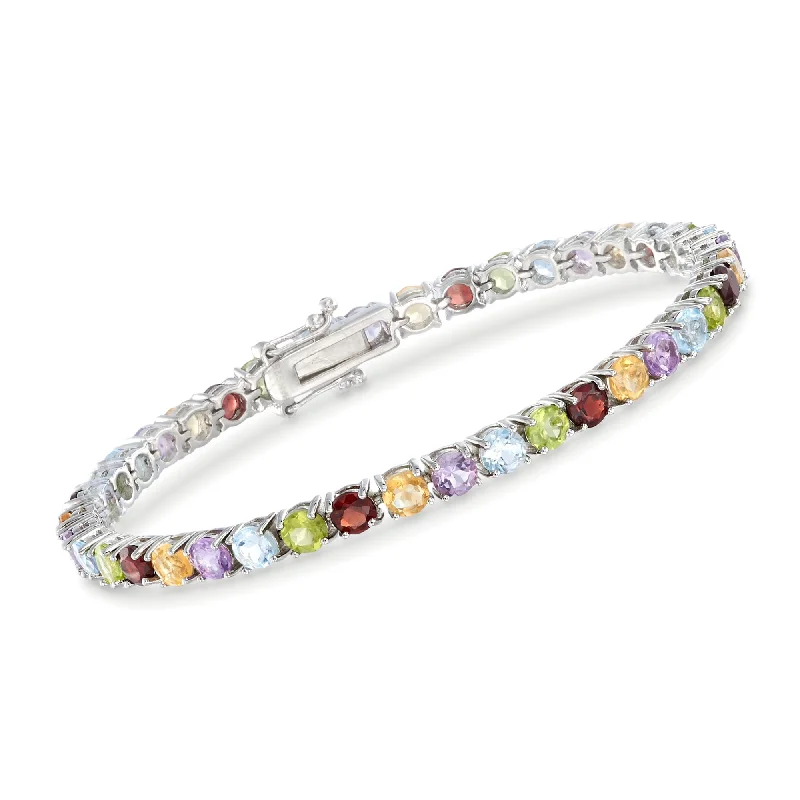 Flash Sale On Exquisite Jewelry – Don't Miss Out Ross-Simons Multi-Gem Tennis Bracelet in Sterling Silver Flash Sale On Exquisite Jewelry – Don't Miss Out Ross-Simons Multi-Gem Tennis Bracelet in Sterling Silver