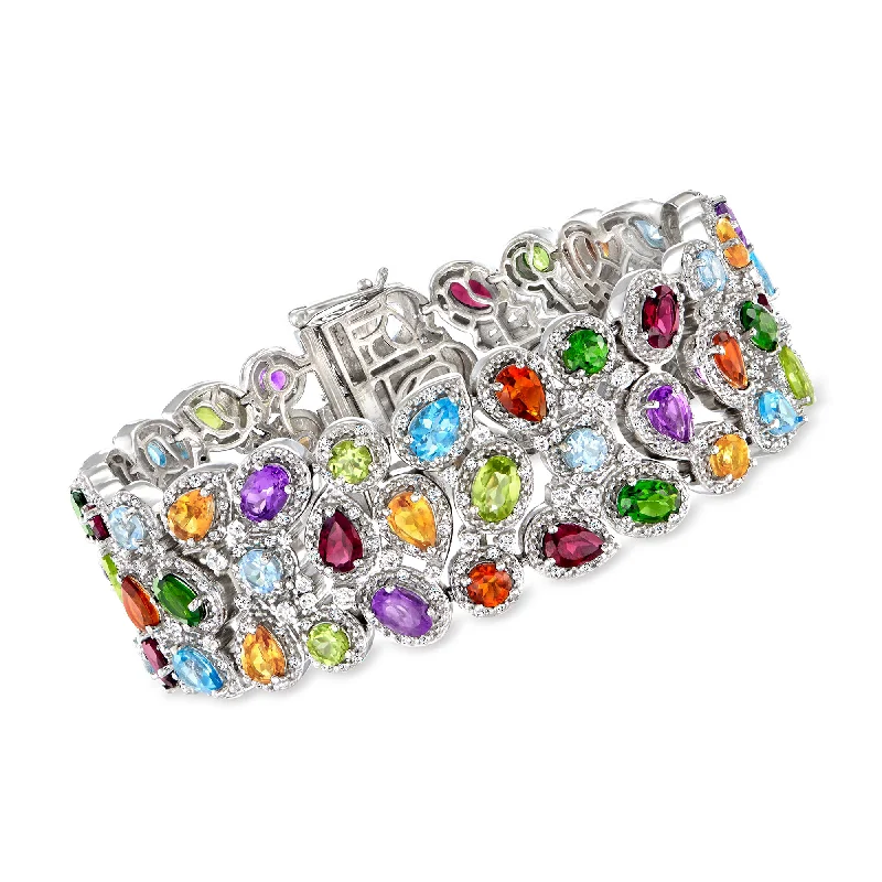 Once-A-Year Jewelry Deals – Shop Before They’Re Gone Ross-Simons Multi-Gemstone 3-Row Bracelet in Sterling Silver Once-A-Year Jewelry Deals – Shop Before They’Re Gone Ross-Simons Multi-Gemstone 3-Row Bracelet in Sterling Silver