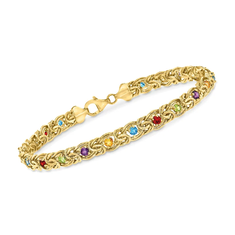 Seasonal Jewelry Sale – Upgrade Your Style Today Ross-Simons Multi-Stone Byzantine Bracelet in 14kt Yellow Gold Seasonal Jewelry Sale – Upgrade Your Style Today Ross-Simons Multi-Stone Byzantine Bracelet in 14kt Yellow Gold