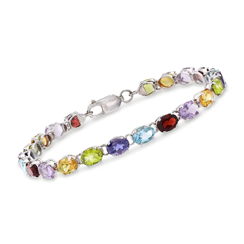 Luxury Meets Affordability – Jewelry Sale Now Live Ross-Simons Multi-Stone Link Bracelet in Sterling Silver Luxury Meets Affordability – Jewelry Sale Now Live Ross-Simons Multi-Stone Link Bracelet in Sterling Silver