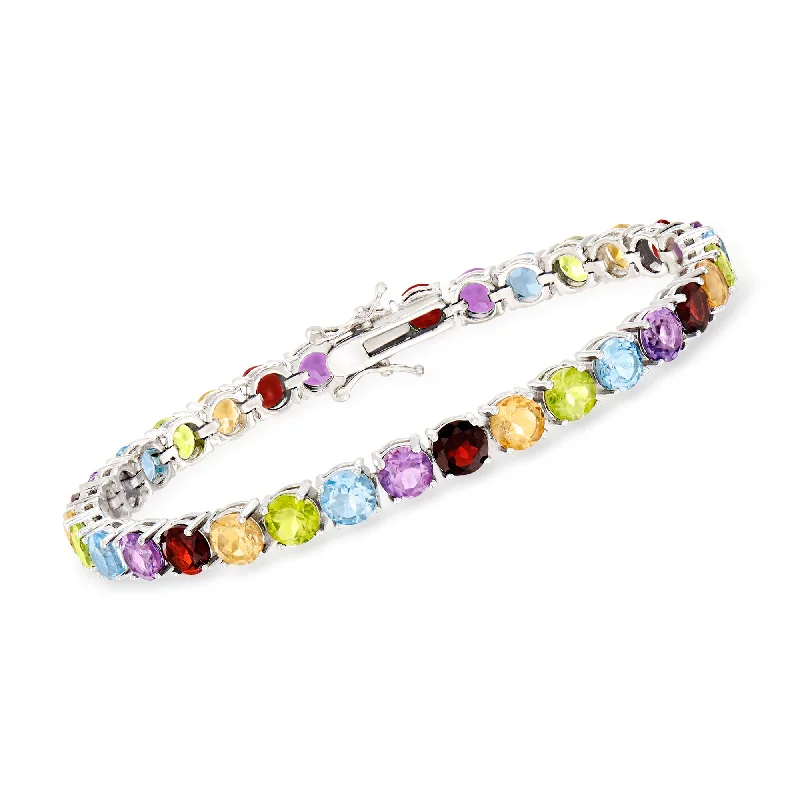 Flash Deals On Fine Jewelry – Shop Before It's Gone Ross-Simons Multi-Stone Tennis Bracelet in Sterling Silver Flash Deals On Fine Jewelry – Shop Before It's Gone Ross-Simons Multi-Stone Tennis Bracelet in Sterling Silver