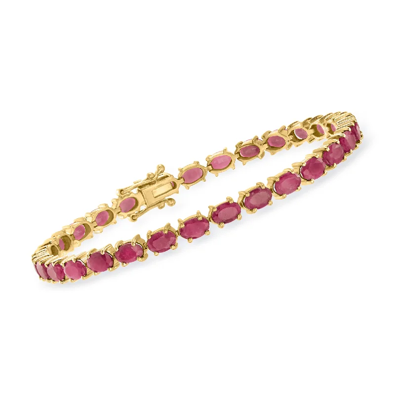 Trending Jewelry Now At Unbeatable Prices Ross-Simons Ruby Bracelet in 18kt Gold Over Sterling Trending Jewelry Now At Unbeatable Prices Ross-Simons Ruby Bracelet in 18kt Gold Over Sterling